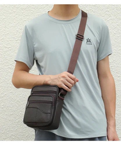 Small Messenger Shoulder Bag - Image 3