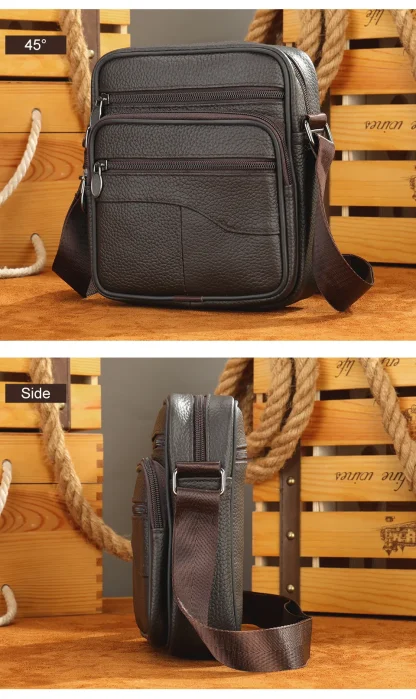 Small Messenger Shoulder Bag - Image 4