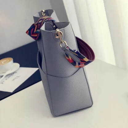 Colorful Strap Shoulder Bag - Image 2