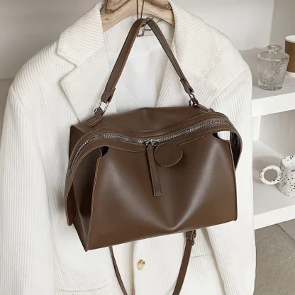 Solid Travel Shoulder Bag - Image 5