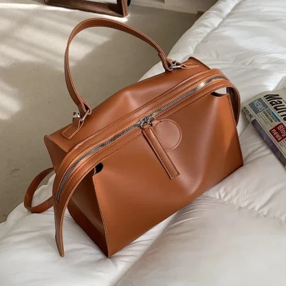 Solid Travel Shoulder Bag