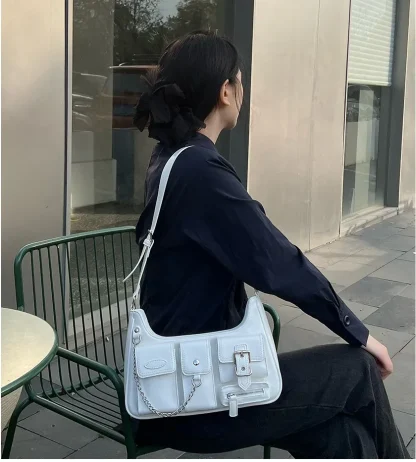 Multi-pocket Shoulder Bag - Image 3