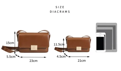 Flap Shoulder Bag - Image 7