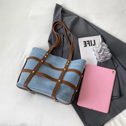 Summer Denim Shoulder Bag - Image 4