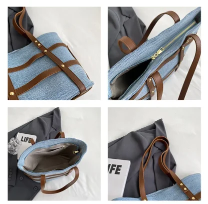 Summer Denim Shoulder Bag - Image 7