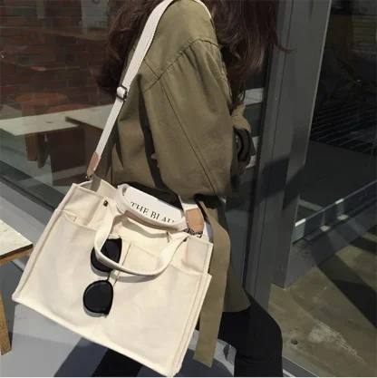 Multi-pocket Tote Shoulder Bag - Image 4