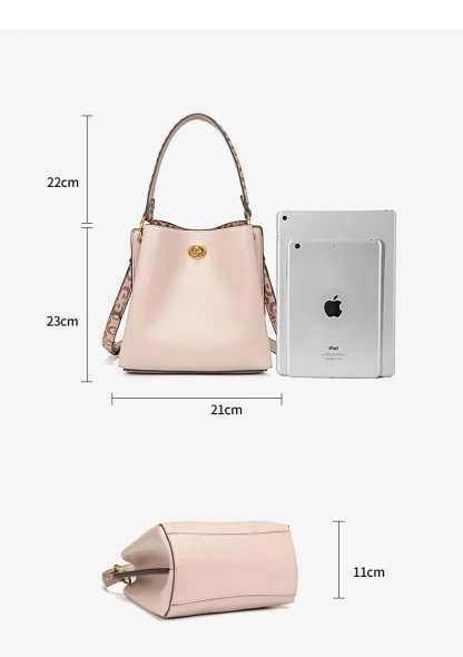 Stylish Bucket Shoulder Bag - Image 7