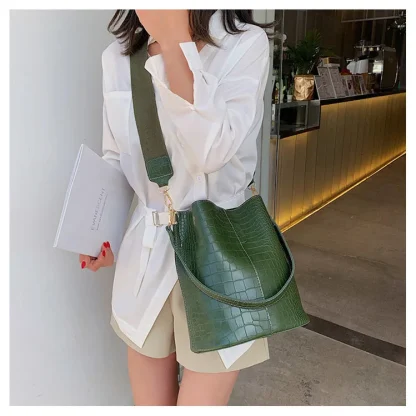Sleek Bucket Shoulder Bag - Image 2