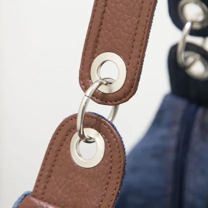 Denim Shoulder Bag - Image 3