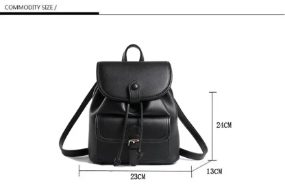 Drawstring Backpack Shoulder Bag - Image 7