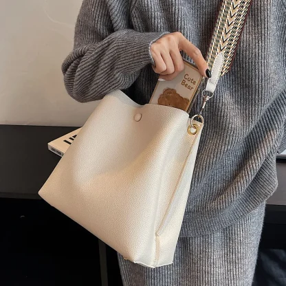 Wide Strap Shoulder Bag - Image 3