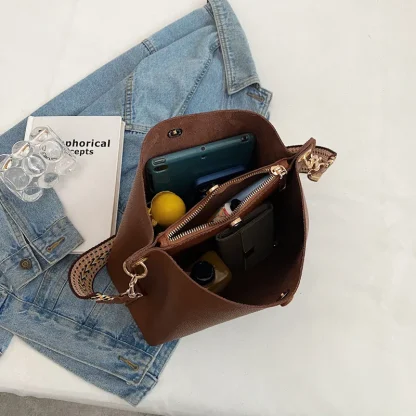 Wide Strap Shoulder Bag - Image 4