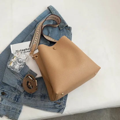 Wide Strap Shoulder Bag - Image 5