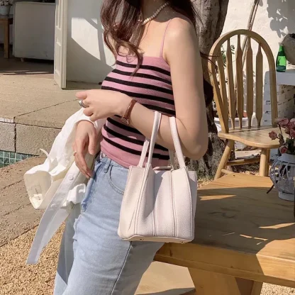 Pleated Bucket Shoulder Bag - Image 2