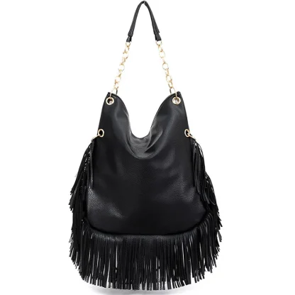 Large Tassel Shoulder Bag - Image 6