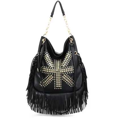 Large Tassel Shoulder Bag - Image 7
