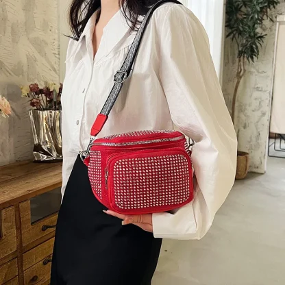 Diamond-shaped Saddle Shoulder Bag - Image 2