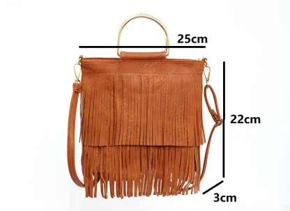Tassel Crossbody Shoulder Bag - Image 7