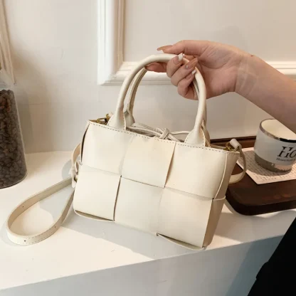 Mini Plaid Shoulder Handbag - Image 4