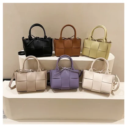 Mini Plaid Shoulder Handbag - Image 7