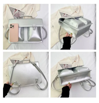 Versatile Satchel Shoulder Bag - Image 6