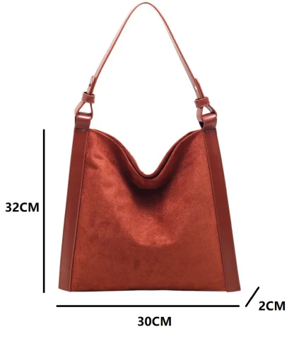 Soft Solid Shoulder Bag - Image 7