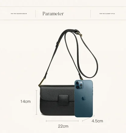 Flap Crossbody Shoulder Bag - Image 7
