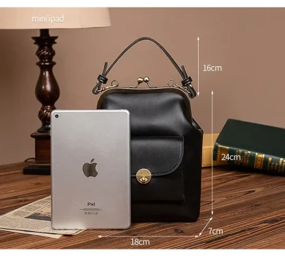 Kiss-lock Crossbody Shoulder Bag - Image 7