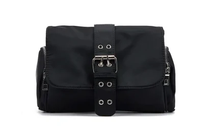 Belted Lock Shoulder Bag - Image 6