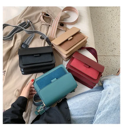 Trendy Flap Shoulder Bag - Image 6