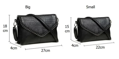 Chain Envelope Shoulder Clutch Bag - Image 7