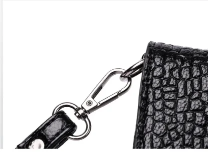 Slanted Flap Shoulder Bag - Image 6