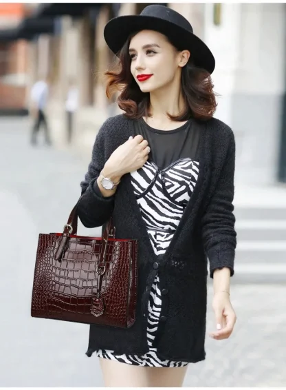 Sleek Tote Shoulder Bag - Image 2