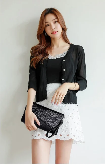 Slanted Flap Shoulder Bag - Image 2