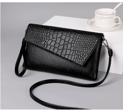 Slanted Flap Shoulder Bag - Image 4
