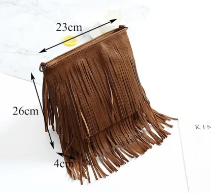 Long Tassel Shoulder Bag - Image 7