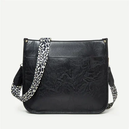 Leopard Strap Shoulder Bag - Image 2