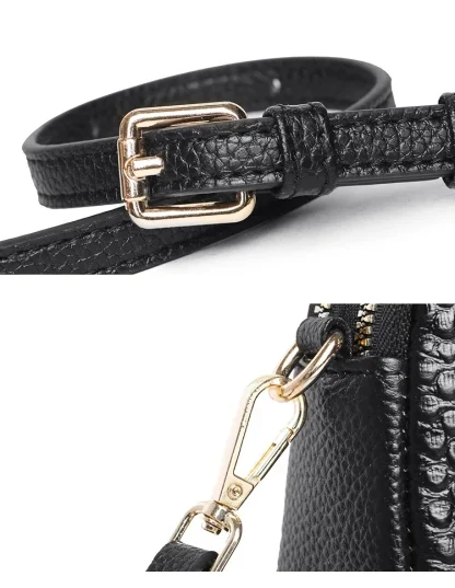 Solid Sleek Shoulder Bag - Image 4