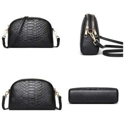 Solid Sleek Shoulder Bag - Image 6
