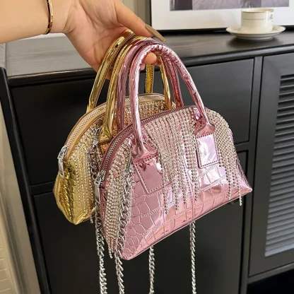 Elegant Tassel Shoulder Bag - Image 2