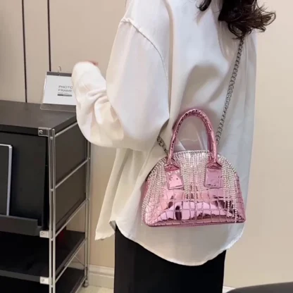 Elegant Tassel Shoulder Bag - Image 3