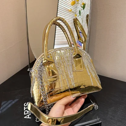 Elegant Tassel Shoulder Bag - Image 4
