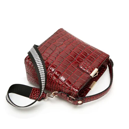 Glossy Bucket Shoulder Bag - Image 5