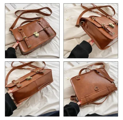 Multifunctional Satchel Shoulder Bag - Image 7