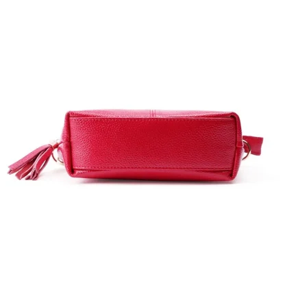 Tassel Zippered Shoulder Bag - Image 3