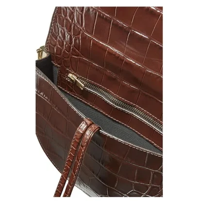 Semi-circle Saddle Shoulder Bag - Image 6