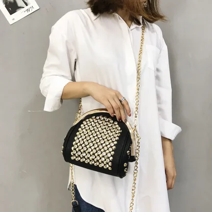 Kiss-lock Shell Shoulder Bag - Image 2