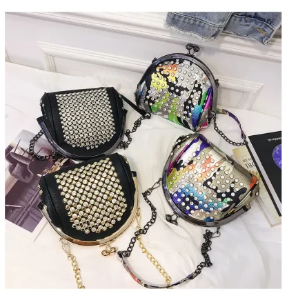 Kiss-lock Shell Shoulder Bag - Image 6