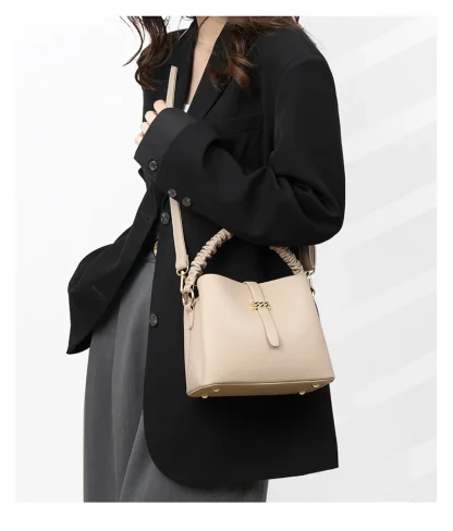 Ruched Handle Shoulder Bag - Image 2