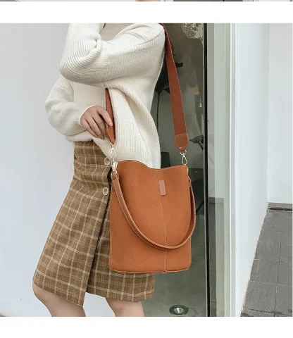 Large Bucket Shoulder Bag - Image 2